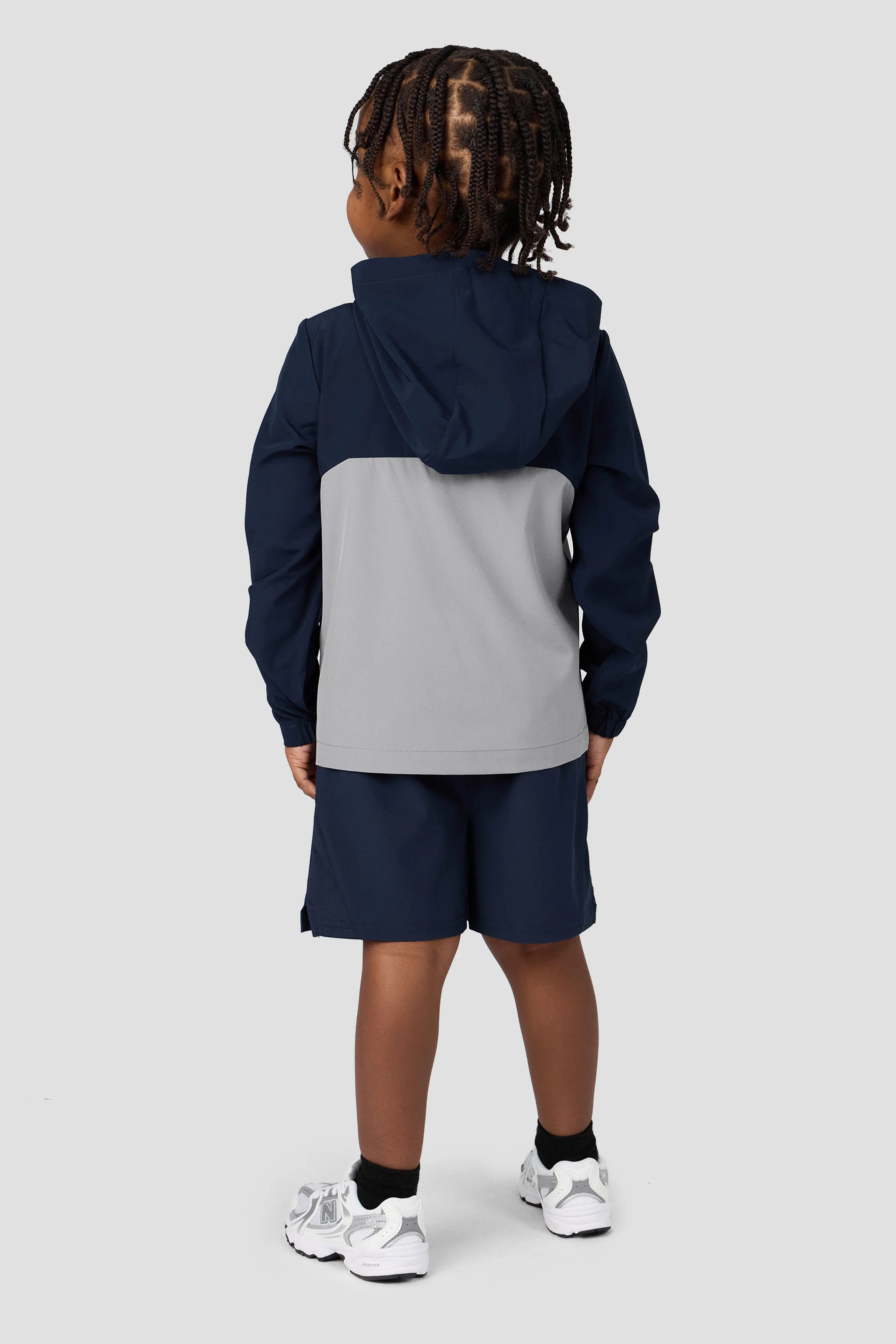 Infant Boys Velocity 2.0 Windbreaker - Midnight Blue/Cerise/Platinum Grey - Image 2