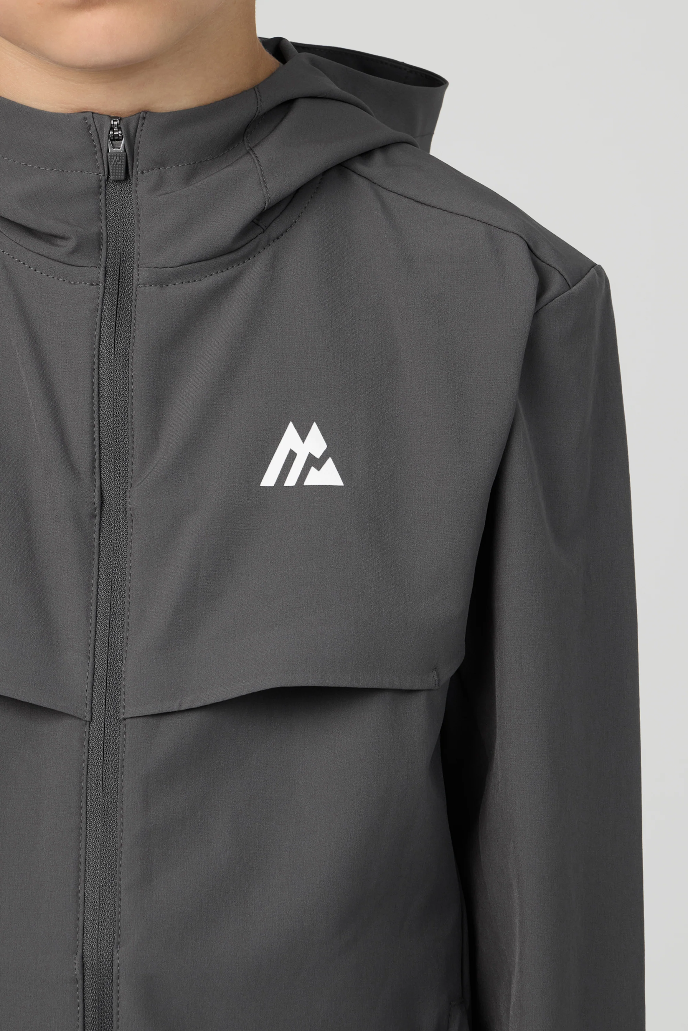 Boys Velocity Jacket - Cement Grey - Image 7
