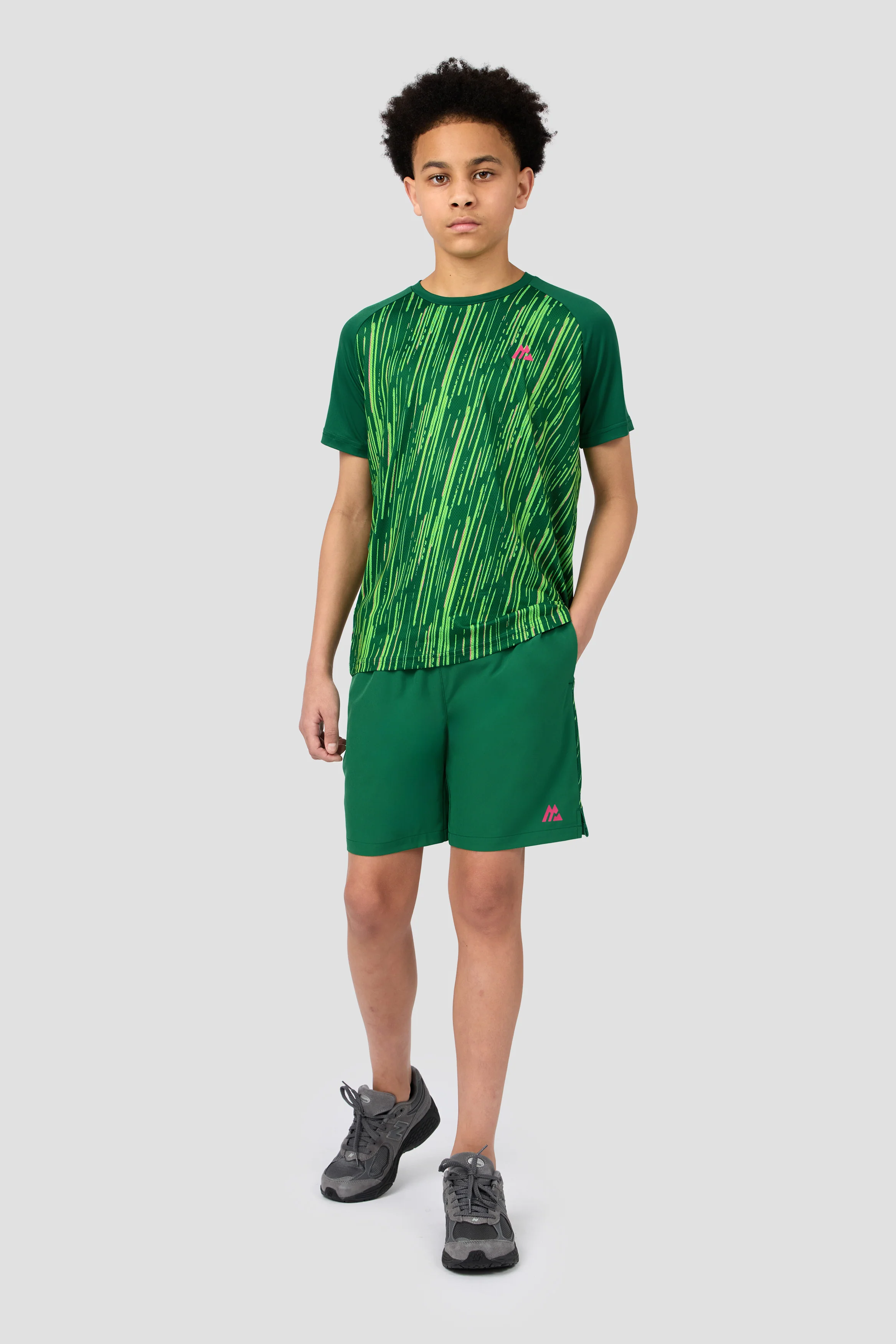 Boys Vigour Short - Spruce Green/Chameleon - Image 3