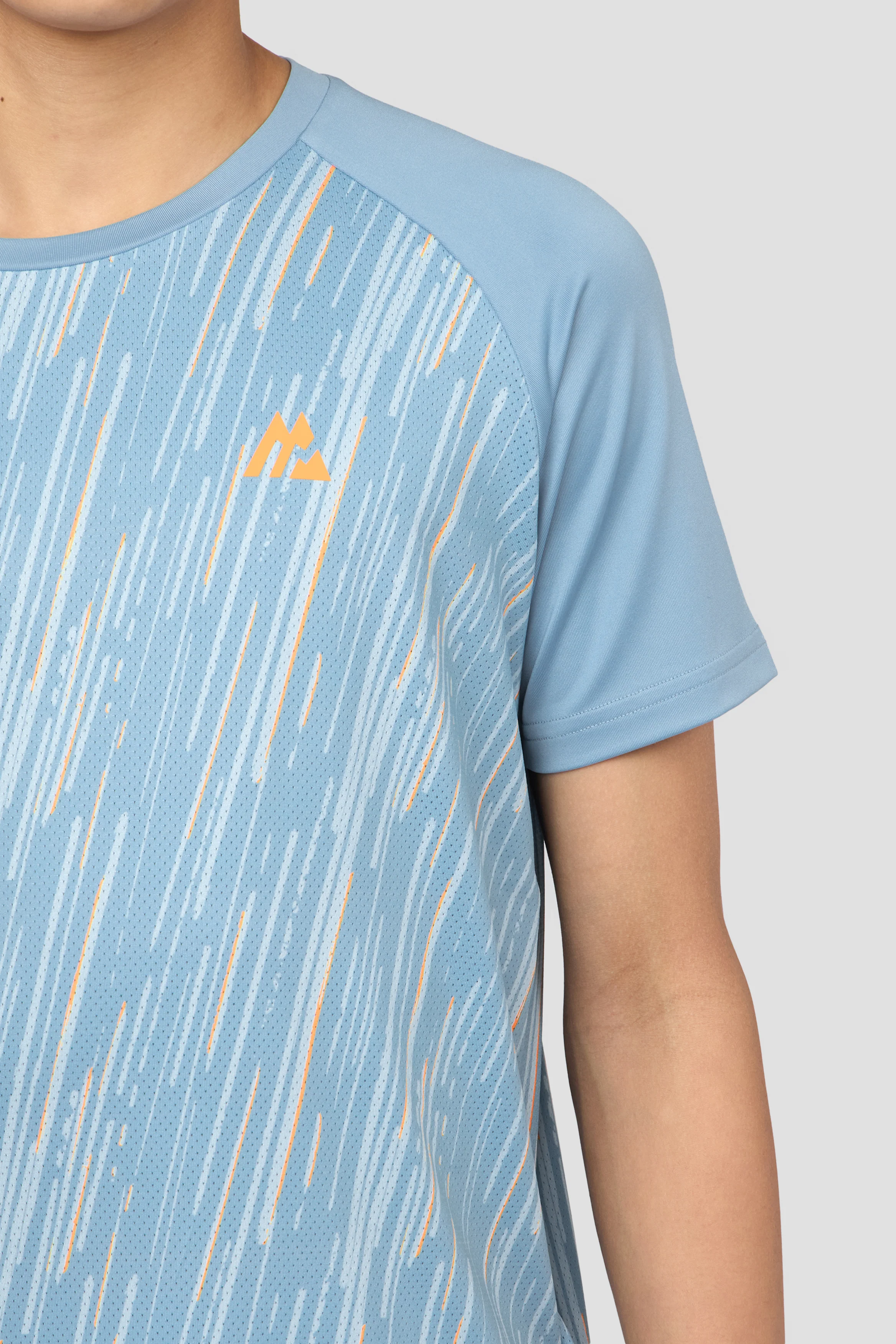 Boys Vigour T-Shirt - Cloudy Blue/Summer Mist - Image 3