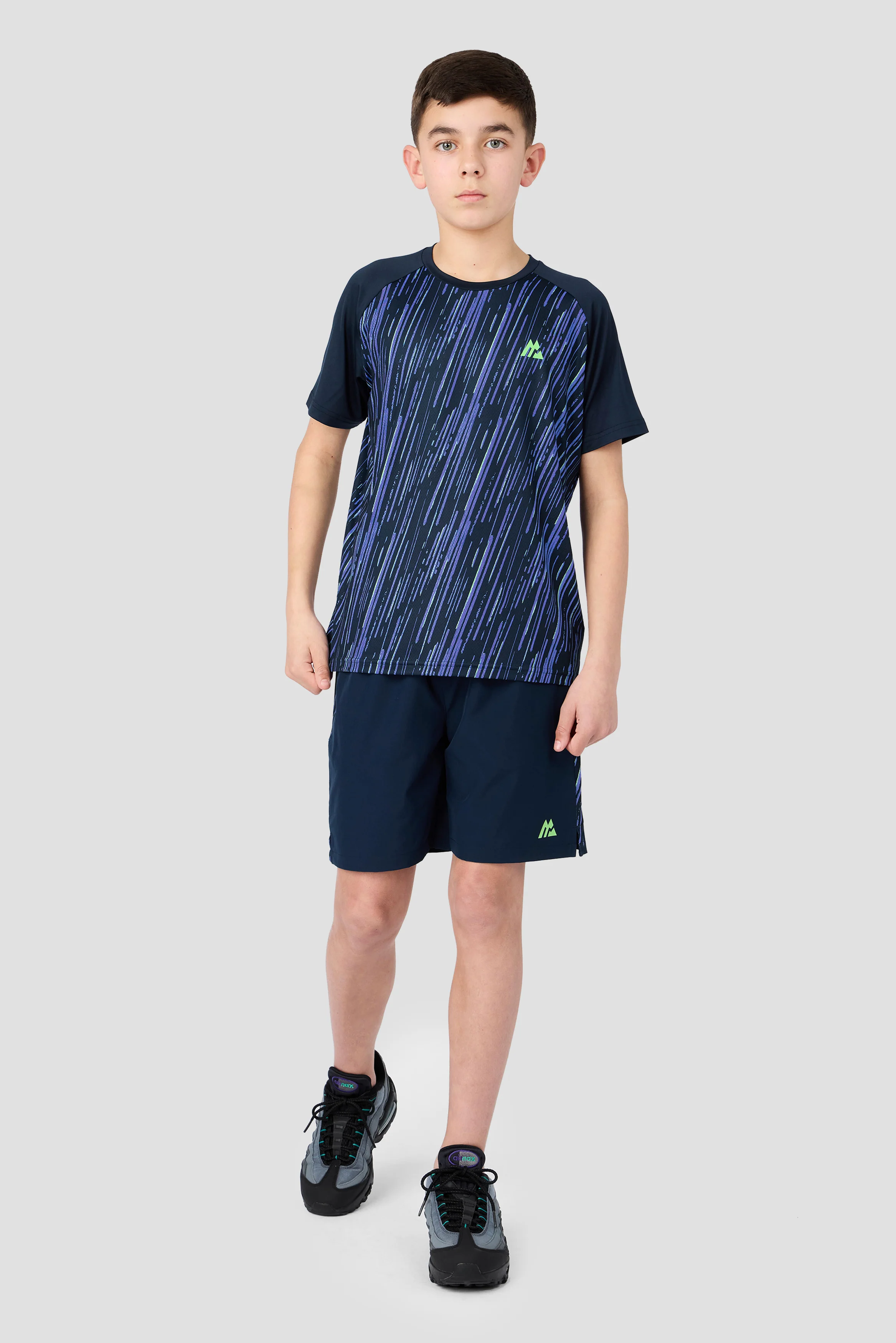 Boys Vigour T-Shirt - Midnight Blue/Ultraviolet - Image 4