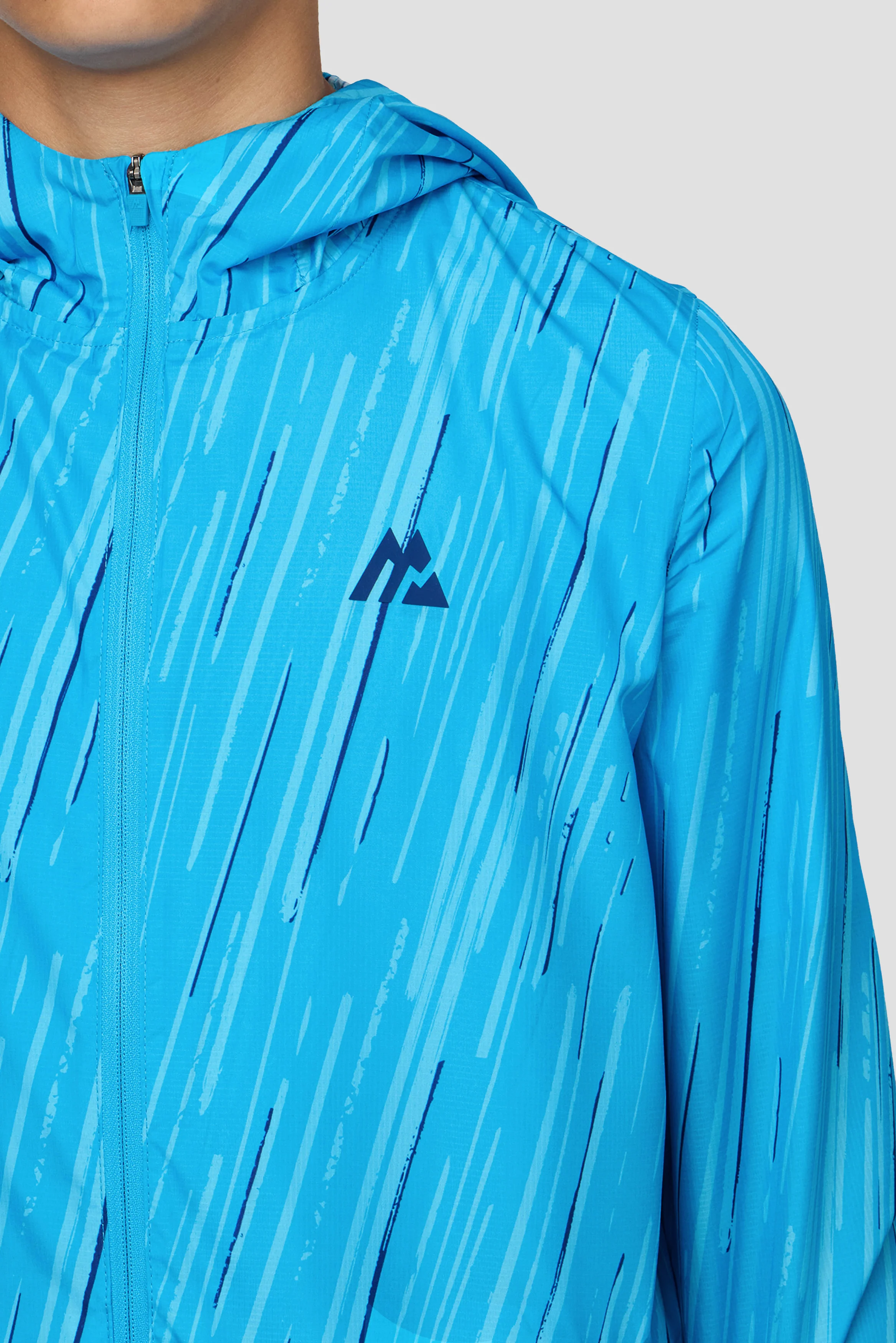 Boys Vigour Windbreaker - Maya Blue/Neon Sky - Image 3