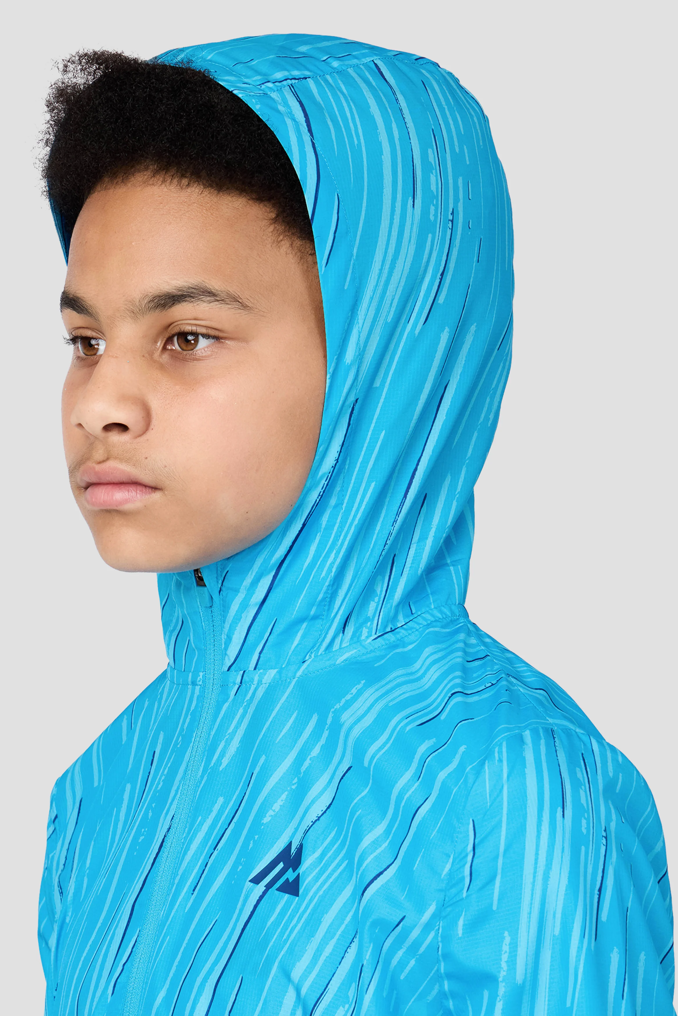 Boys Vigour Windbreaker - Maya Blue/Neon Sky - Image 5