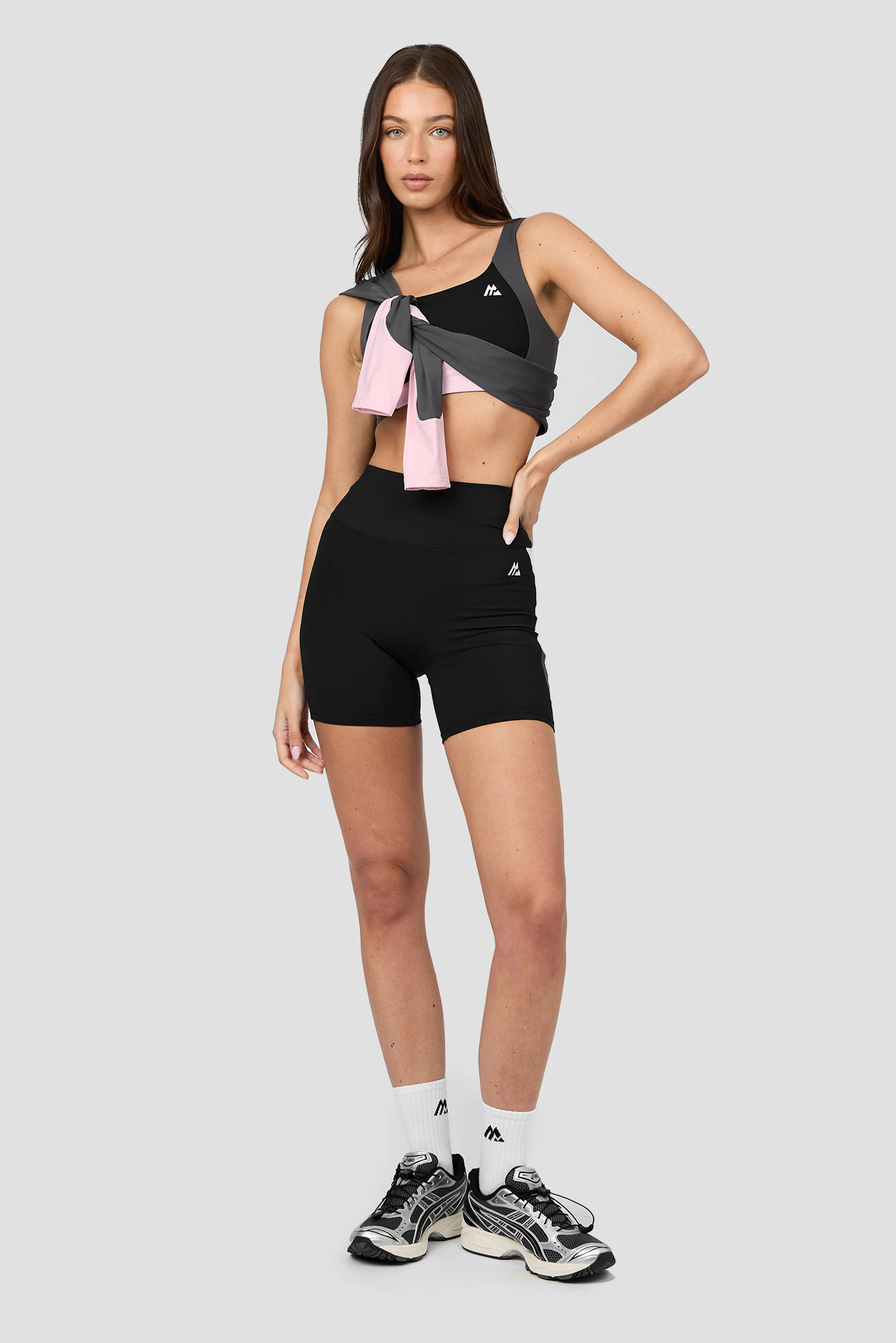 Vision Bra - Black/Asphalt/Light Pink - Image 3