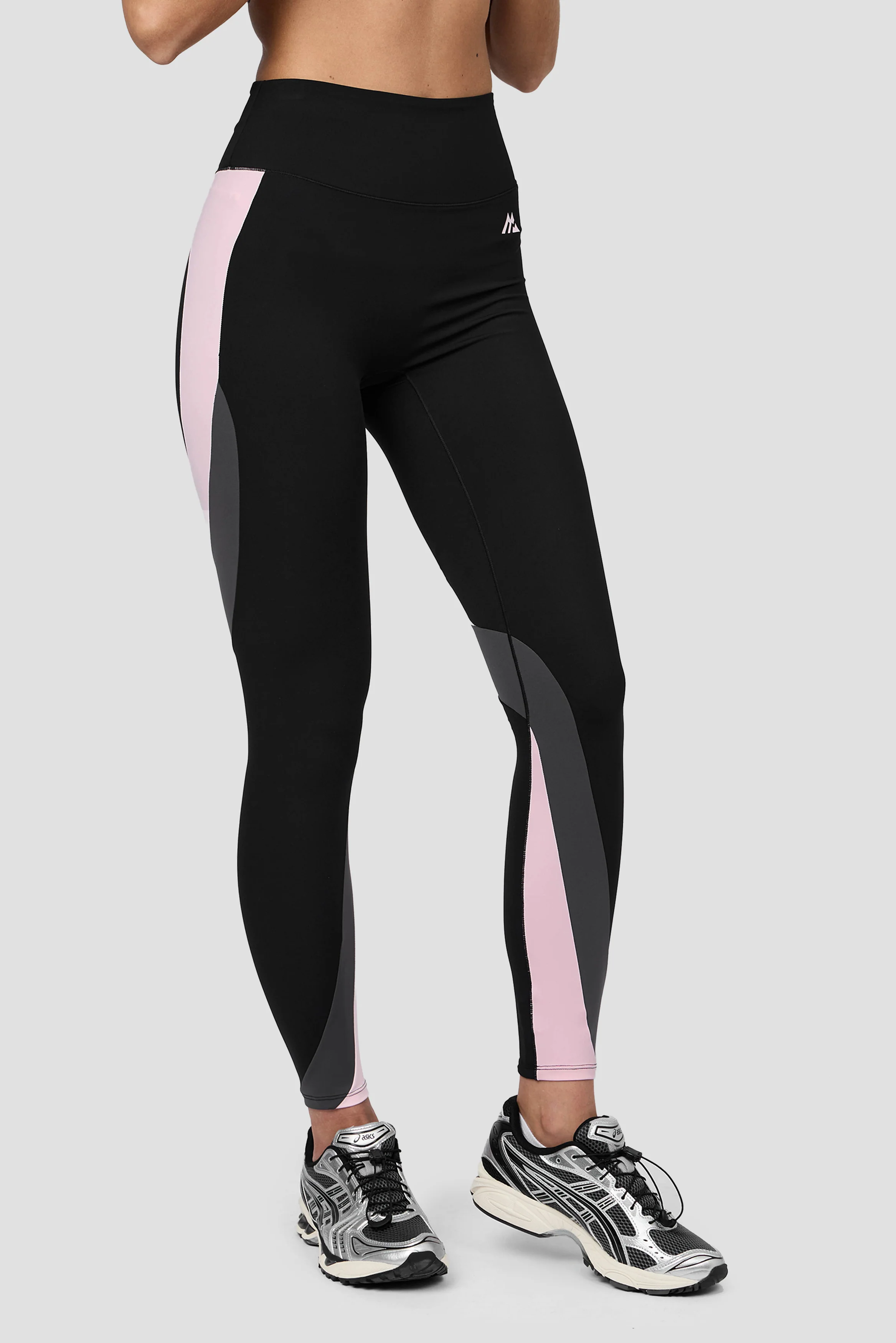 Vision Legging - Black/Asphalt/Light Pink - Image 2
