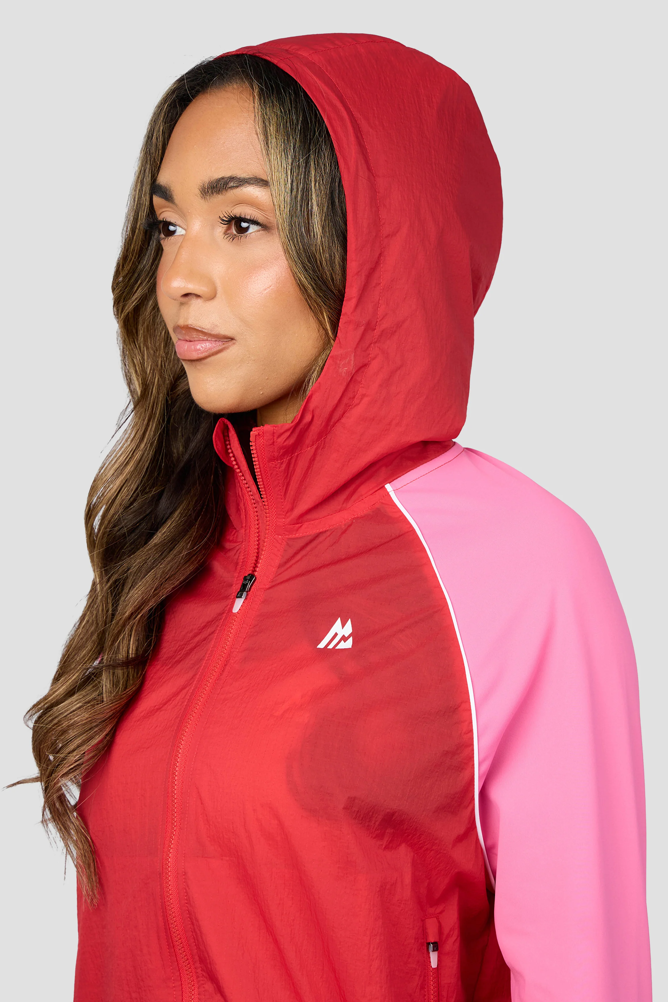 Vitality Jacket - Peony Pink/Poppy Red/White - Image 6