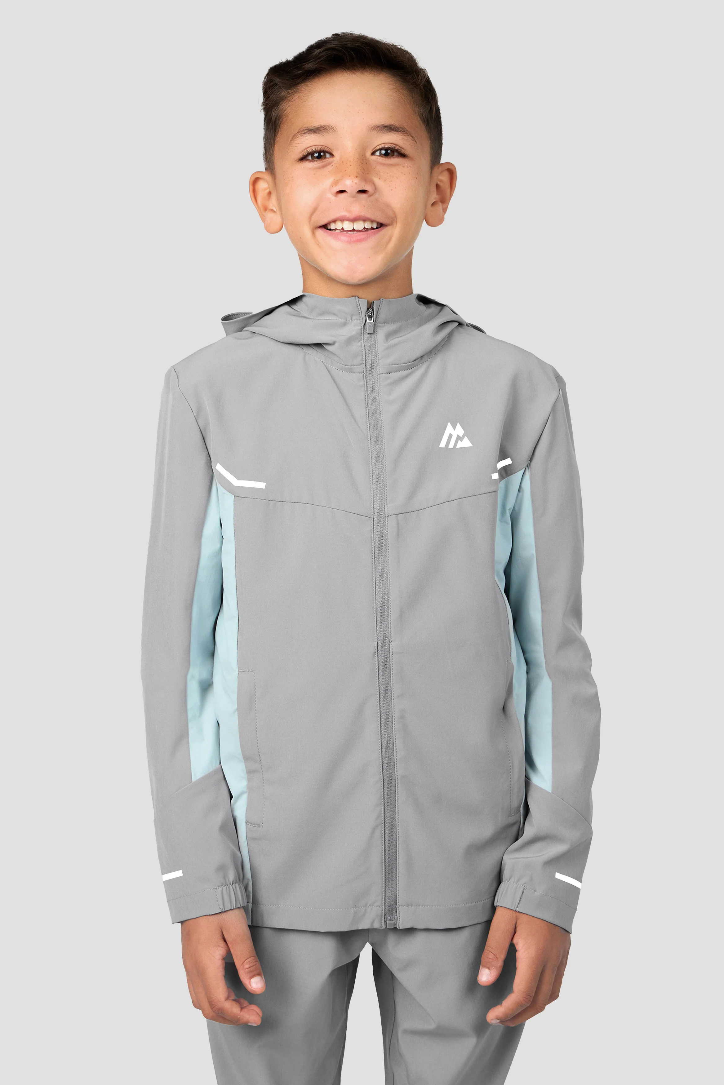 Boys Vortex Jacket - Platinum Grey/Dawn