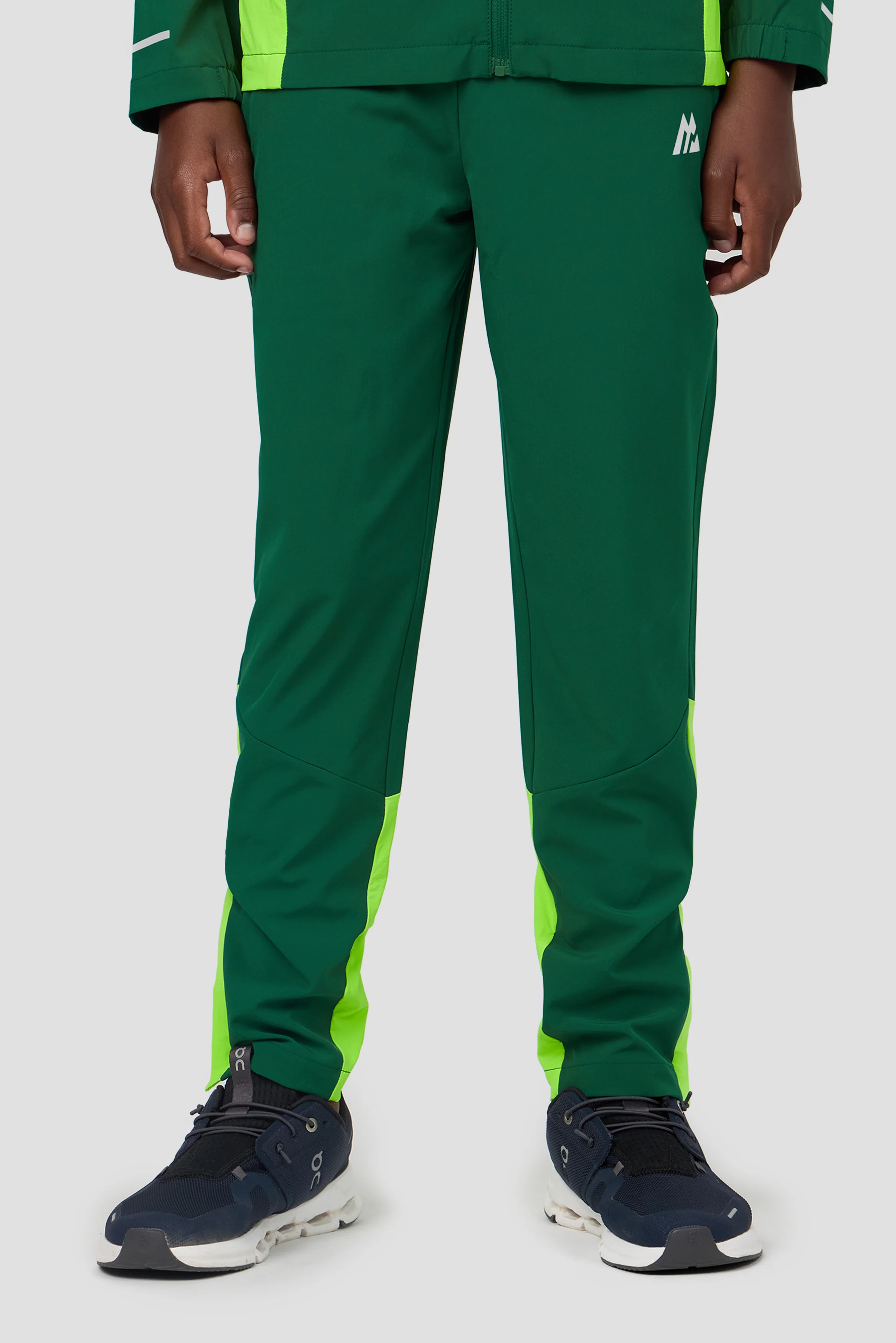 Boys Vortex Pant - Sherwood/Neon Green - Image 5