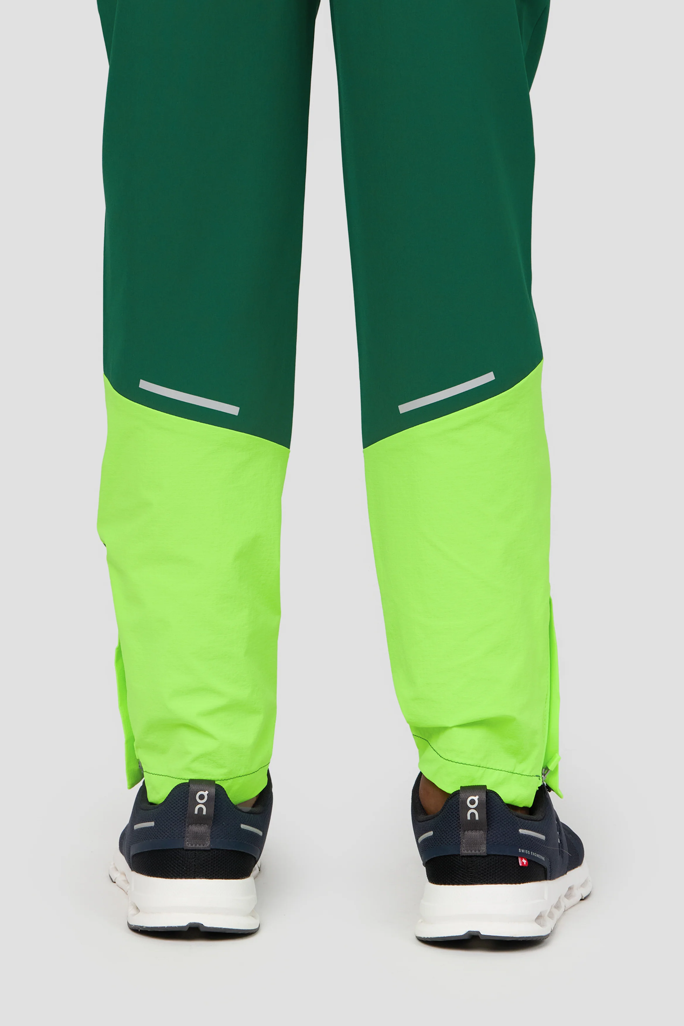Boys Vortex Pant - Sherwood/Neon Green - Image 8