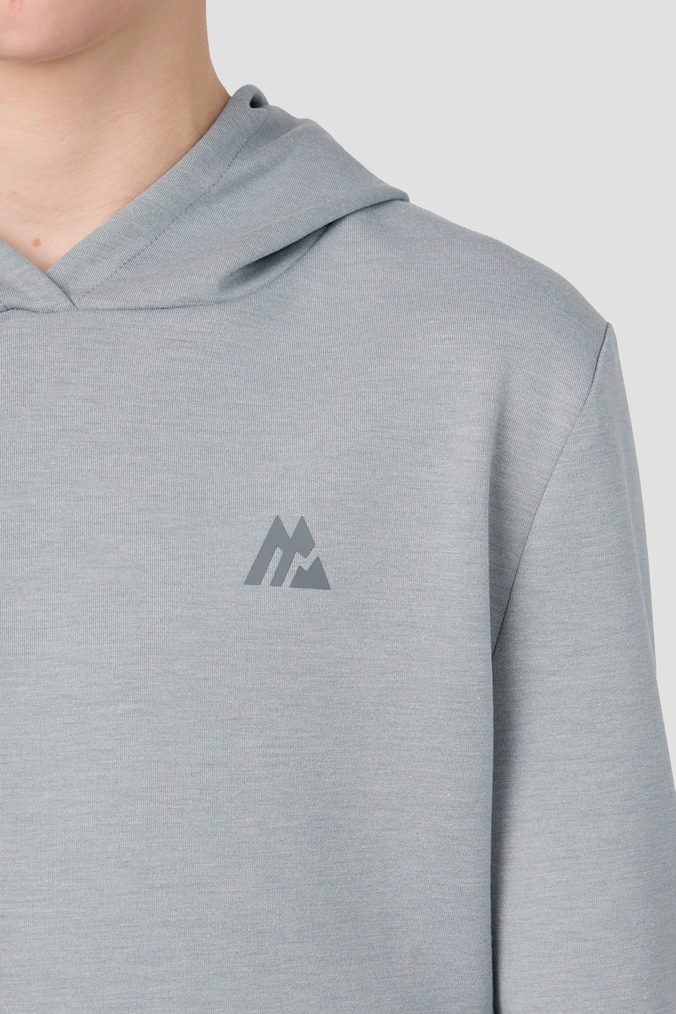 Boys Zenith Hood - Platinum Grey Marl - Image 4
