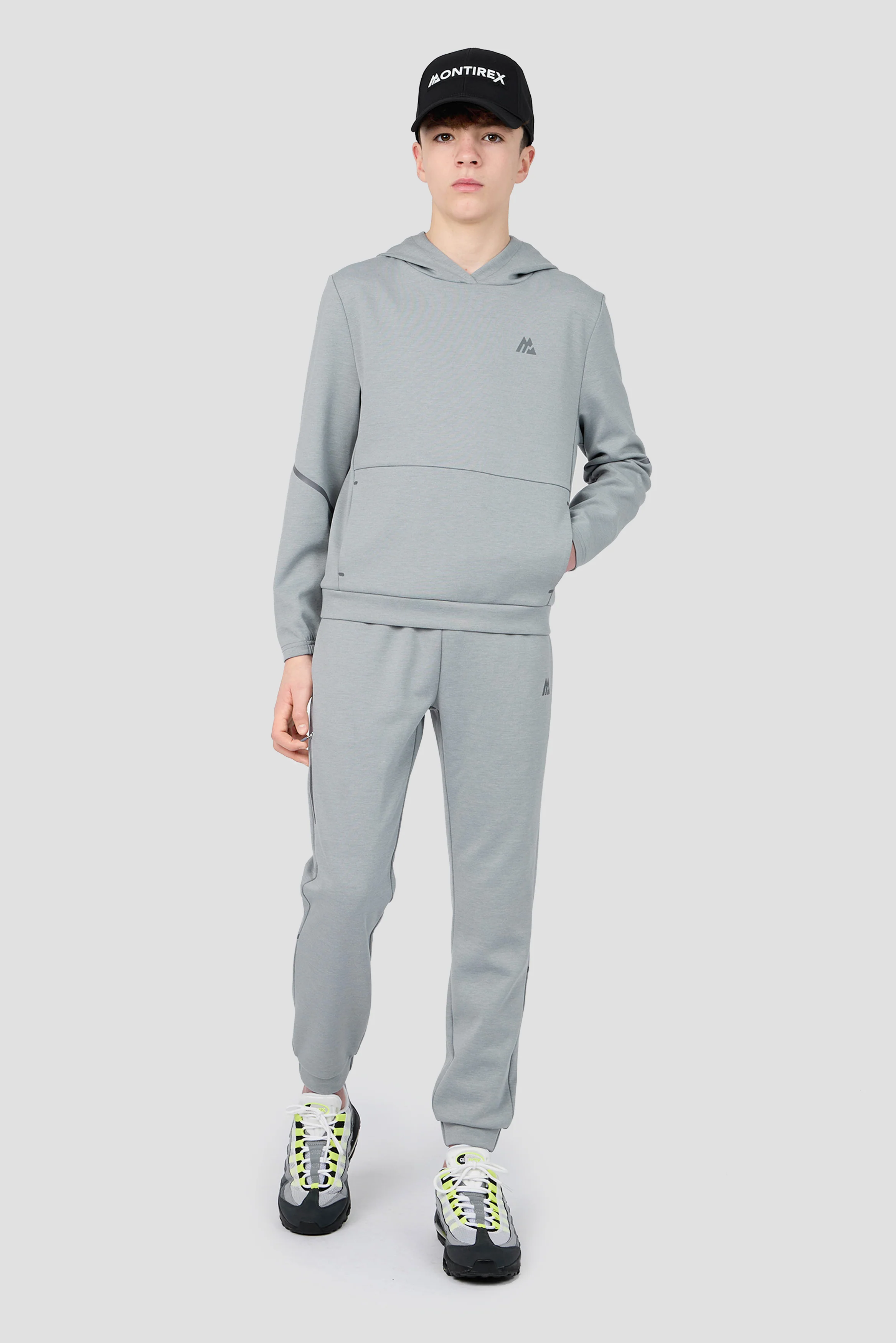 Boys Zenith Hood - Platinum Grey Marl - Image 6
