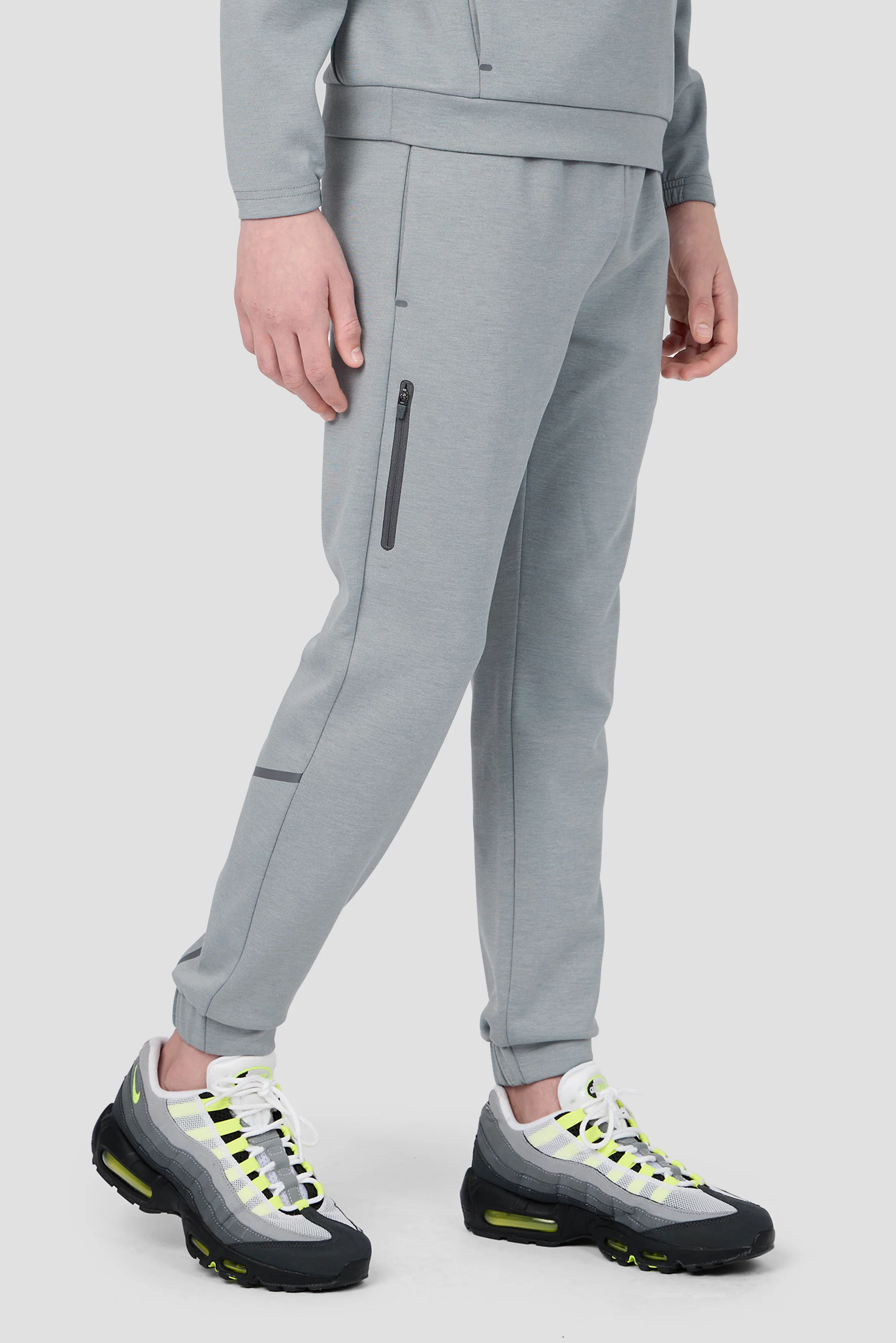 Boys Zenith Jogger - Platinum Grey Marl - Image 2