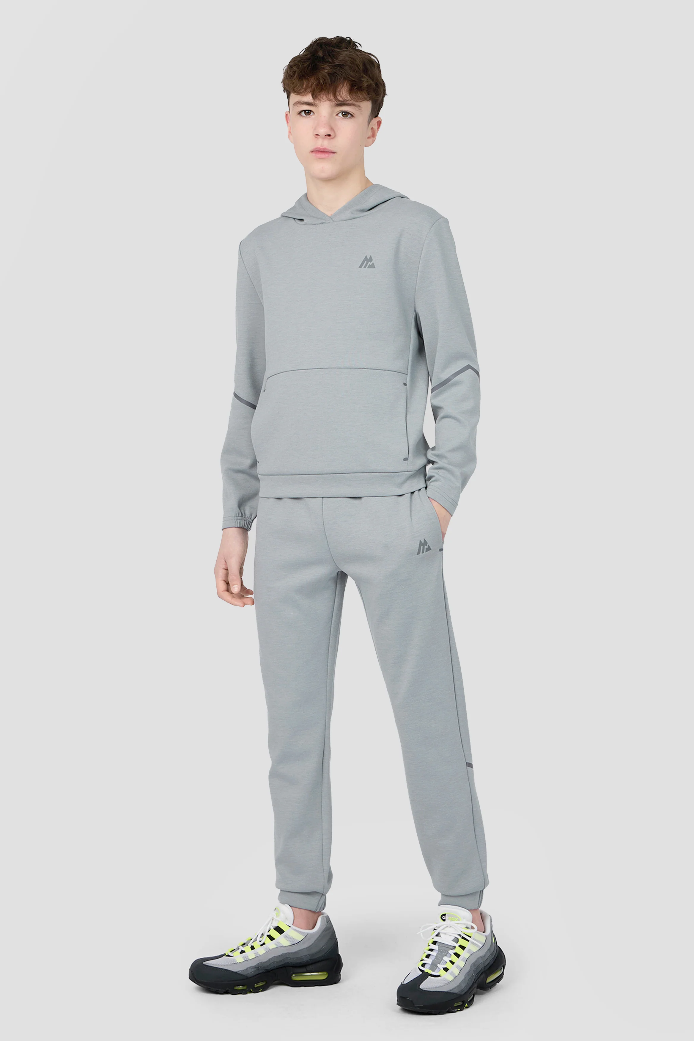 Boys Zenith Jogger - Platinum Grey Marl - Image 3