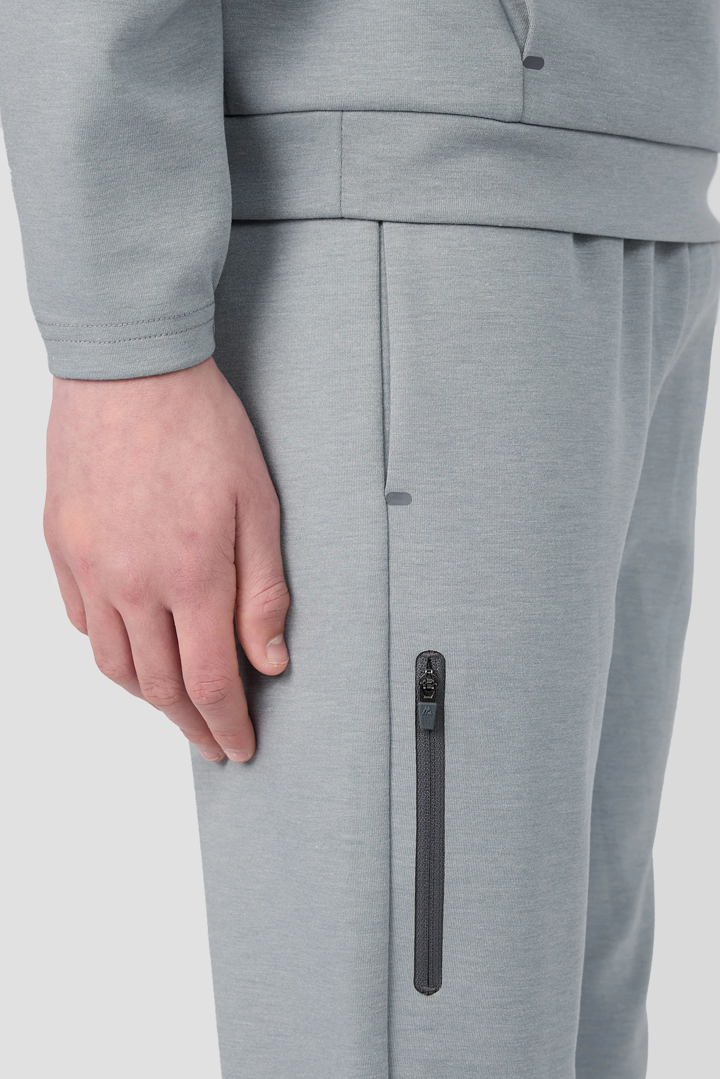 Boys Zenith Jogger - Platinum Grey Marl - Image 6
