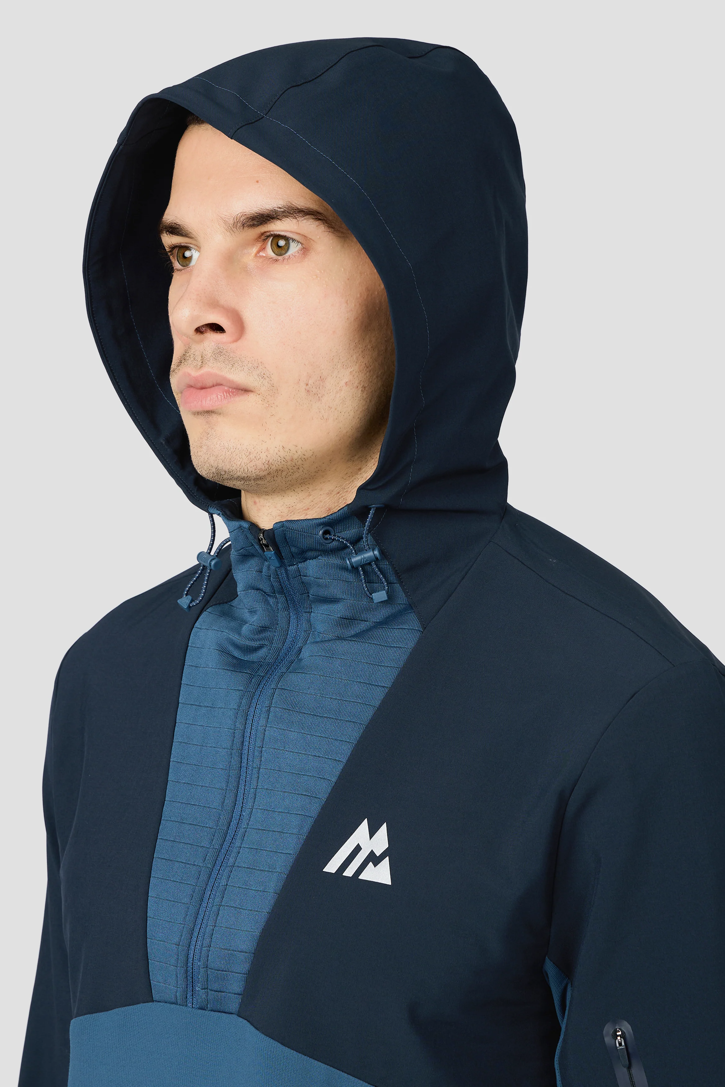 Zone Hood 1/4 Zip - Naval/Navy Void - Image 5