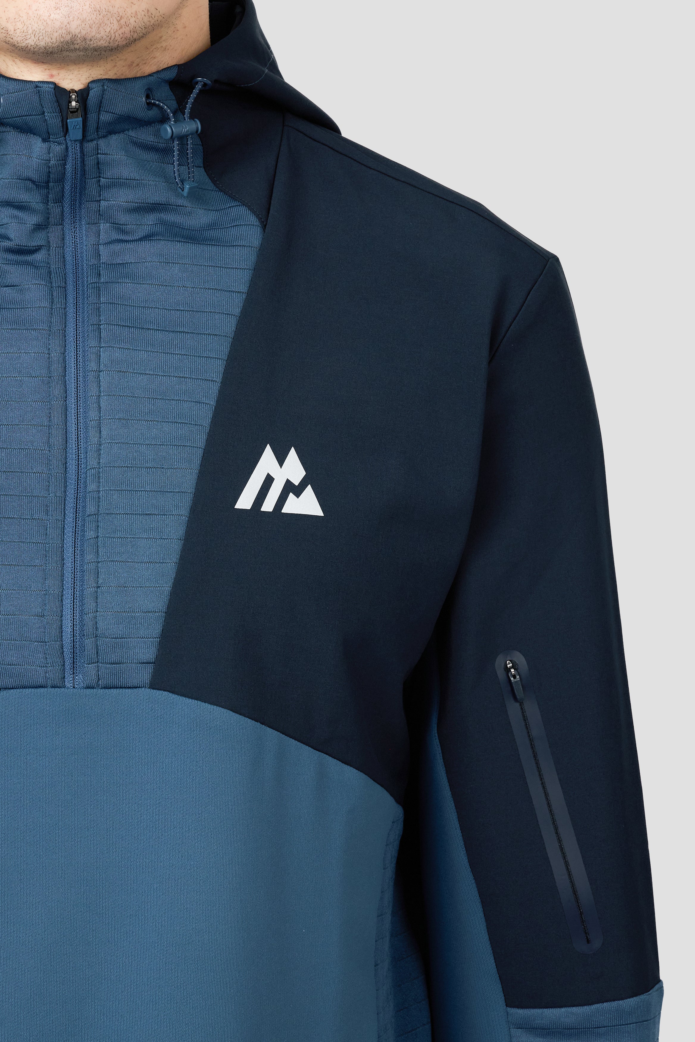 Zone Hood 1/4 Zip - Naval/Navy Void - Image 6